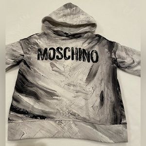 Moschino Kid’s Graphic Painted Sweatshirt Hoodie (Pre-Loved)